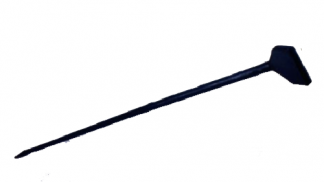 Barra calzadora con extremo de cincel