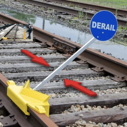 3 Descarrilador bidireccional portatil